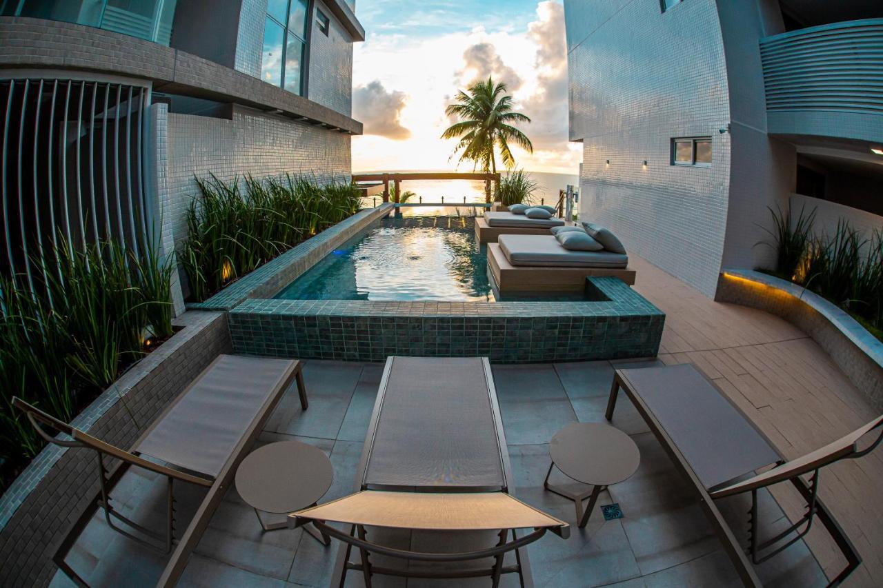 Apartamento Com Jacuzzi Na Beira Mar De Joao Pessoa No Branco Haus Extérieur photo