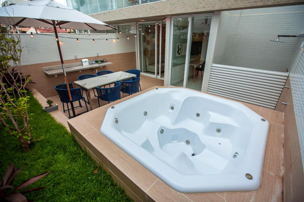 Apartamento Com Jacuzzi Na Beira Mar De Joao Pessoa No Branco Haus Extérieur photo
