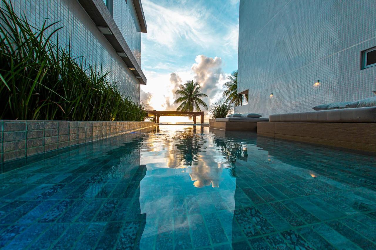 Apartamento Com Jacuzzi Na Beira Mar De Joao Pessoa No Branco Haus Extérieur photo