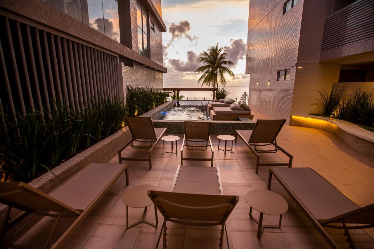 Apartamento Com Jacuzzi Na Beira Mar De Joao Pessoa No Branco Haus Extérieur photo