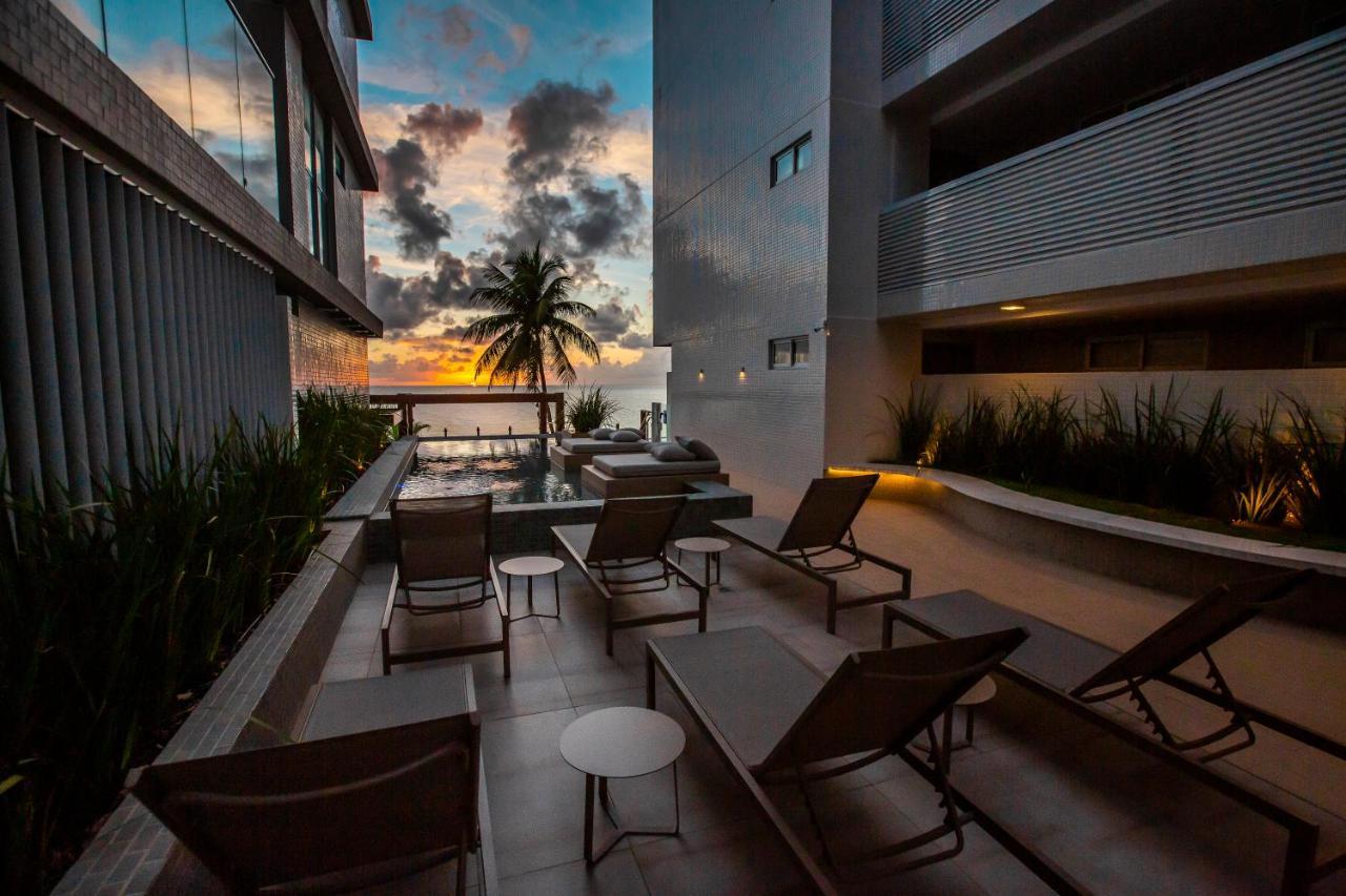 Apartamento Com Jacuzzi Na Beira Mar De Joao Pessoa No Branco Haus Extérieur photo