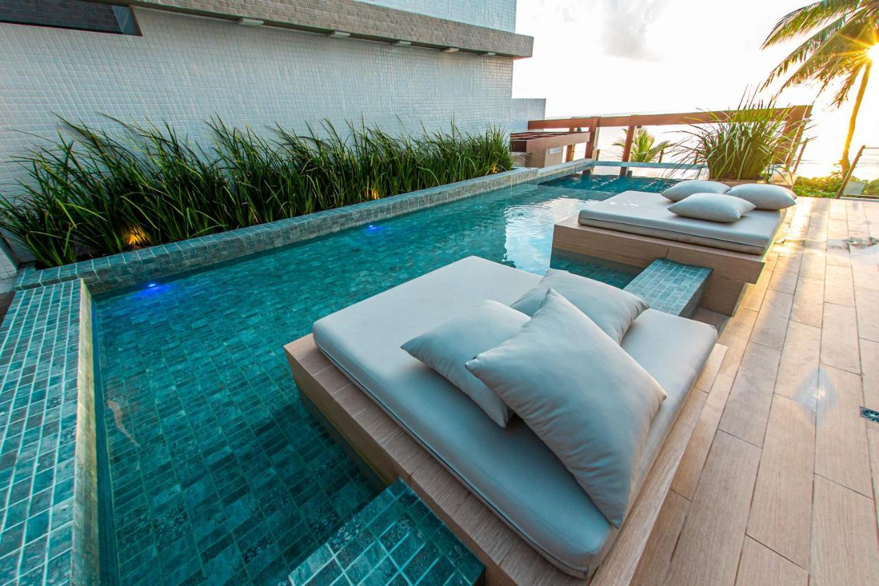 Apartamento Com Jacuzzi Na Beira Mar De Joao Pessoa No Branco Haus Extérieur photo